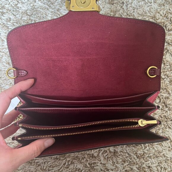 Coach Tabby Chain Clutch In Colorblock - Picture 5 of 7